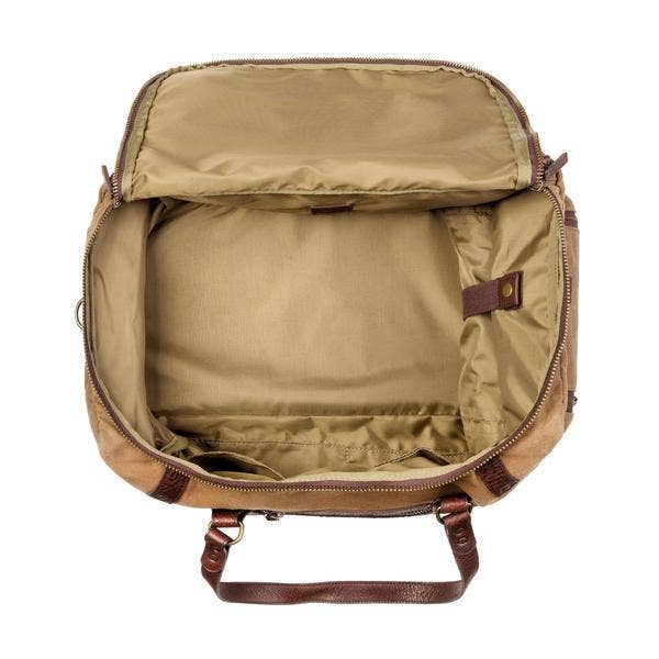 Mission Mercantile Leather Goods - Wholesale Weekender Bag - Unisex - Campaign Waxed Canvas Medium Duffle Bag6