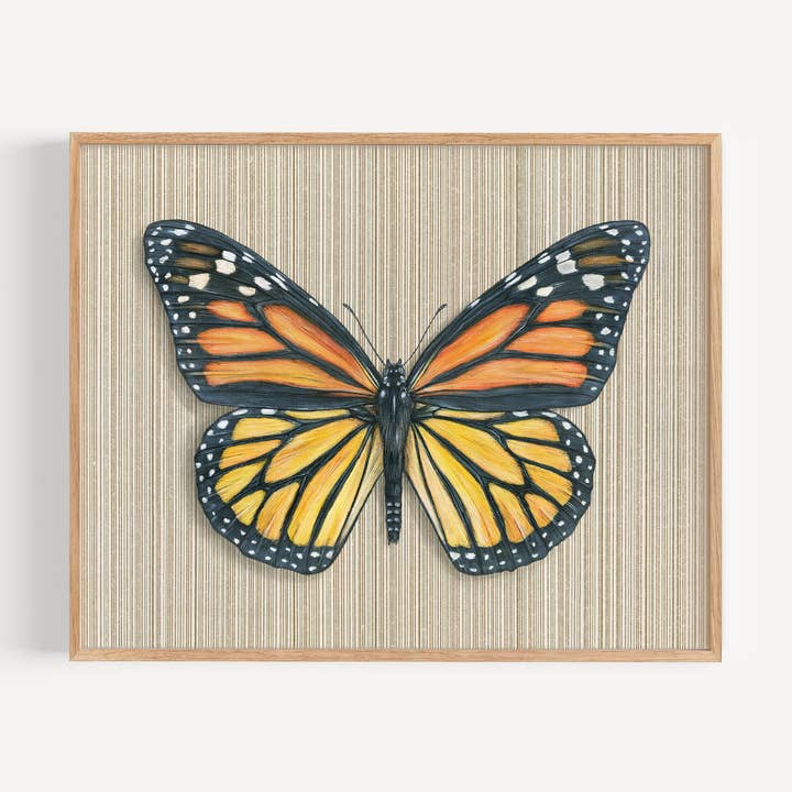 Monarch Butterfly - Fine Art Print - Insect Art for wholesale by Emily Uchytil