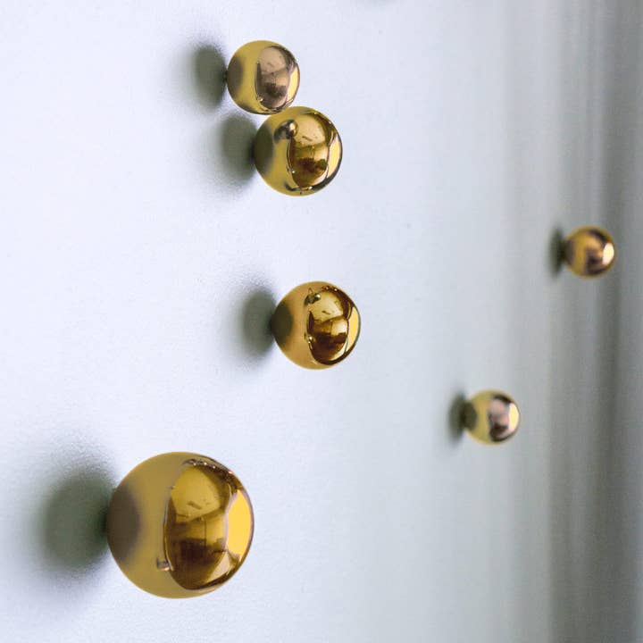 Gold Leaf Design Group - Wholesale Wall Accent - Wall Play™: Orb, Gold Gloss, Set/10