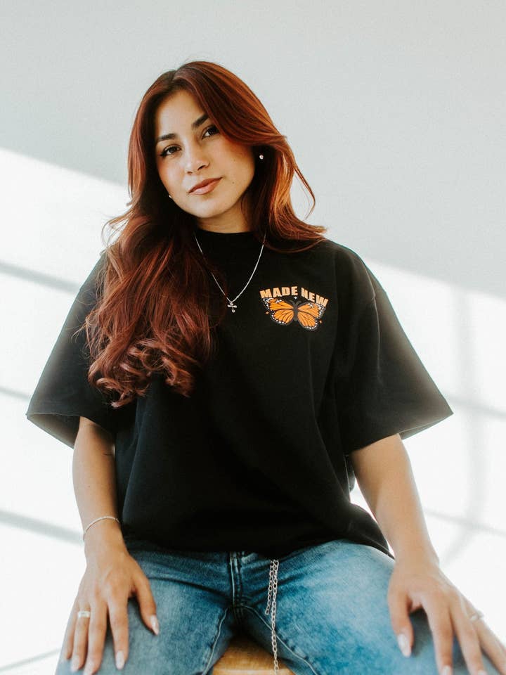 The Good News Apparel - Wholesale Screen Printed T-Shirt - Women's - Made New In Christ Tee1