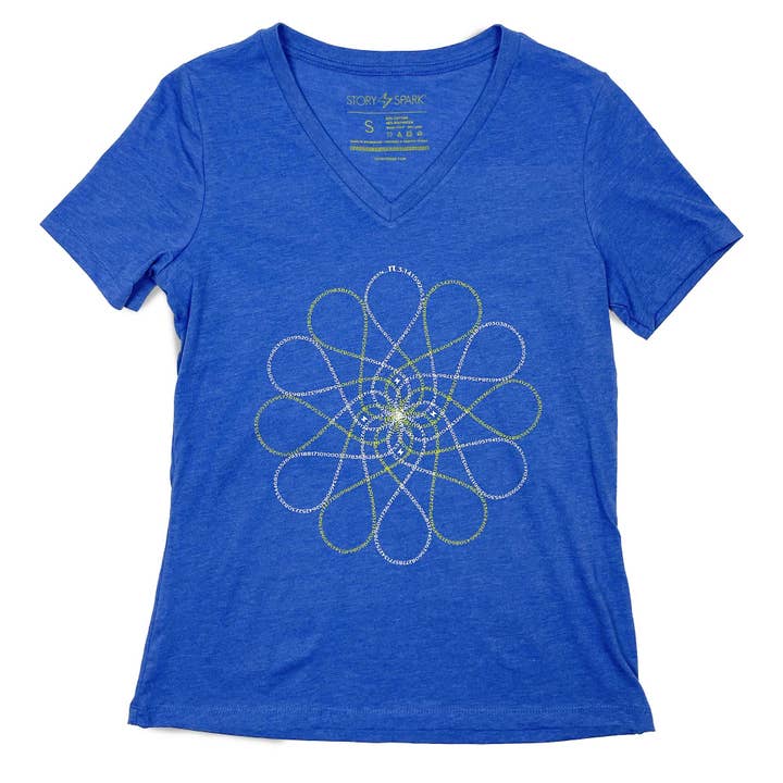 PI-FINITY - Spirograph Pi Womens T-shirt for wholesale by STORY SPARK