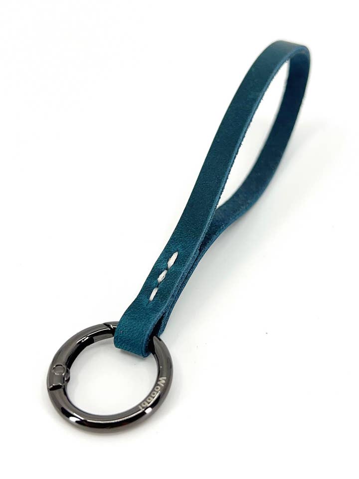 Matte Finish Loop Key Holder in Cowhide for wholesale by Woobbi