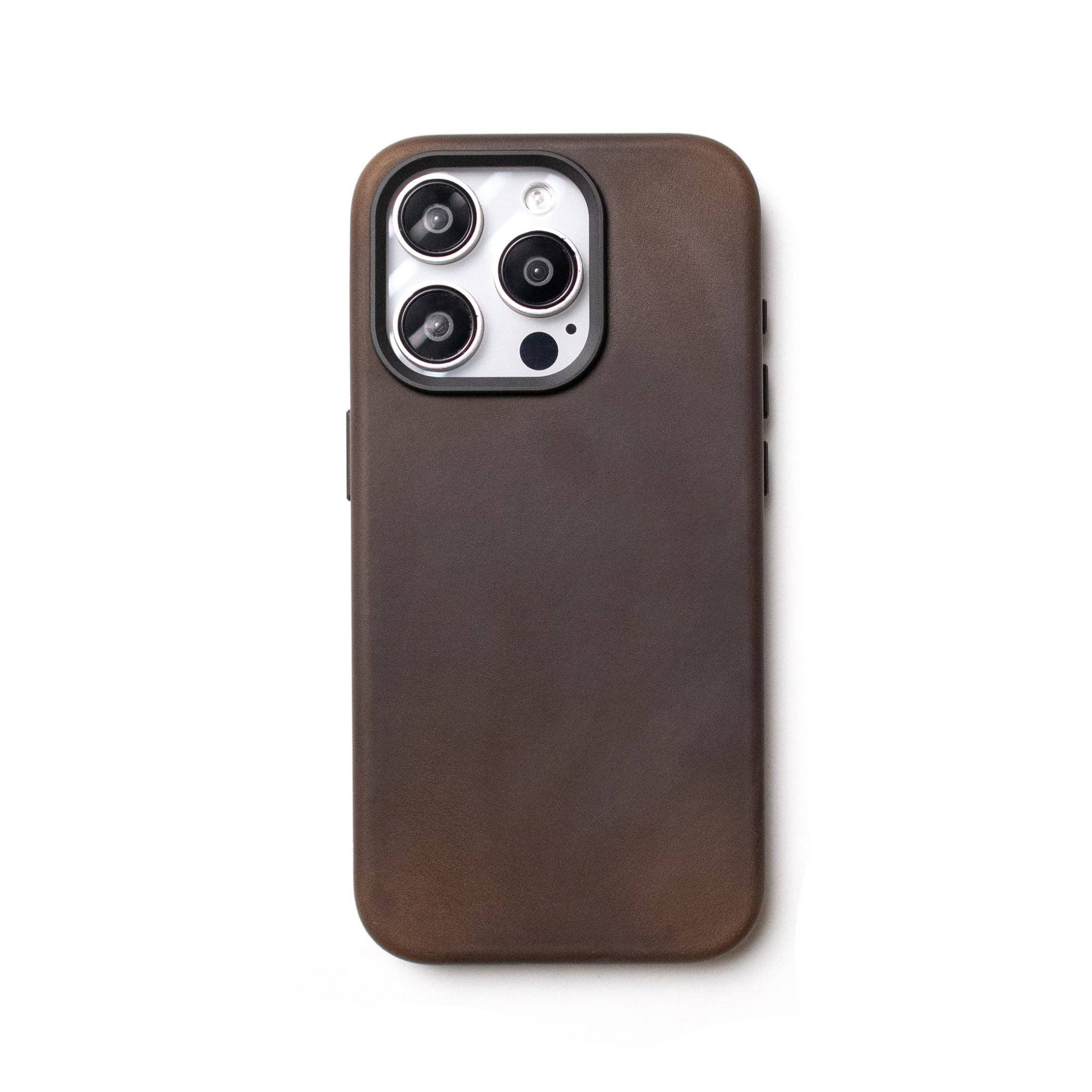 Andar - Wholesale Phone Case - Unisex - The Aspen Full Grain Leather iPhone Phone Case with MagSafe221