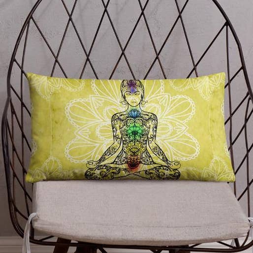 Cuscino Boho Chakrasana per la vendita all'ingrosso da parte di Cushion Covers Store