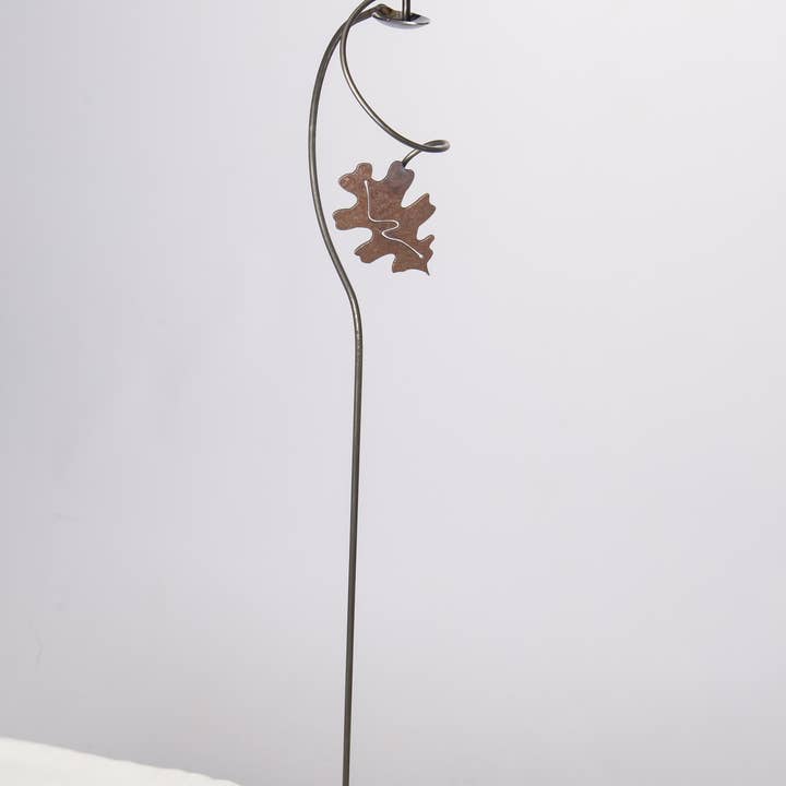 Pauls Metal Petals – Engroshandel Have/havestolpe – Enkelt Dragonfly - Egeblad - Havepæl