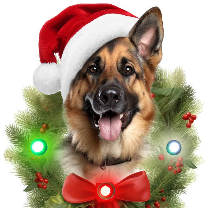 German Shepherd Ornament for wholesale by Spoontiques, Inc