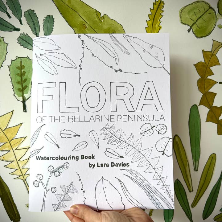 FLORA - A Watercolouring Book by Lara Davies for wholesale by Create & Explore with Lara Davies