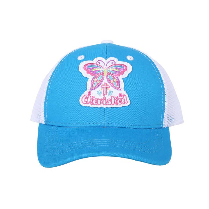Cap Cherished Teal Kids for wholesale by Swanson Christian Products