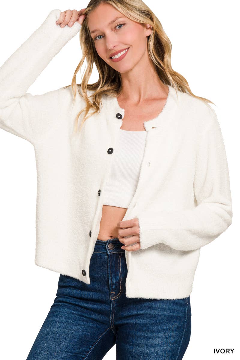 42POPS - Venta al por mayor Cárdigan - Mujer - ....1019 5 Botones Cárdigan de Punto SI-2688716