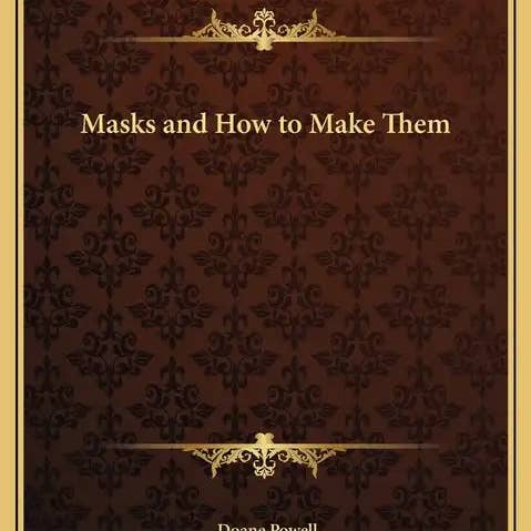 Books by splitShops - Wholesale Crafts, Hobbies & DIY Book - Masks and How to Make Them - Hardcover