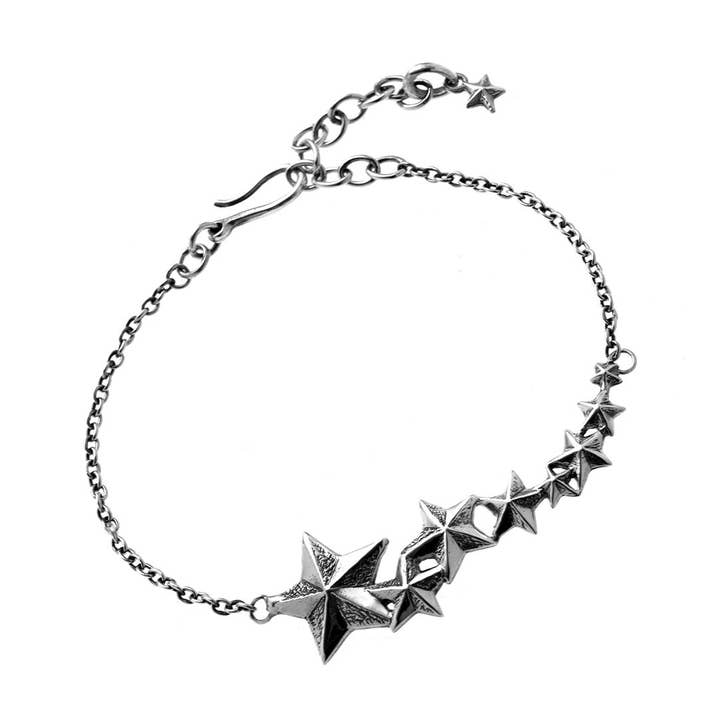 Rock Star Sterling Silver Bracelet for wholesale by Cynthia Gale New York