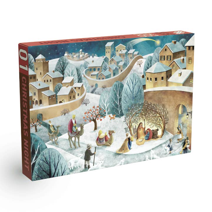 Christmas Night puslespil med 500 brikker for engroshandel hos Penny Puzzle