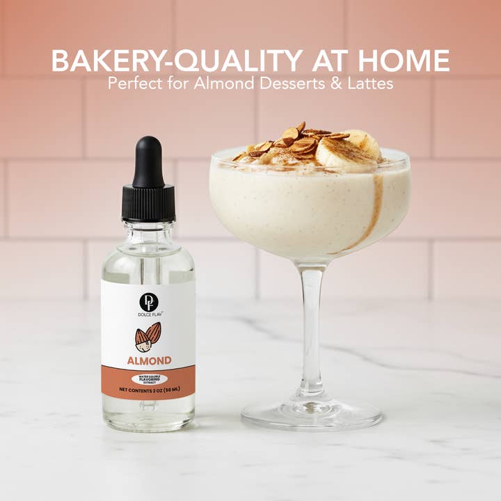Dolce Flav - Wholesale Vanilla/fruit extract - Almond Extract Water Soluble2