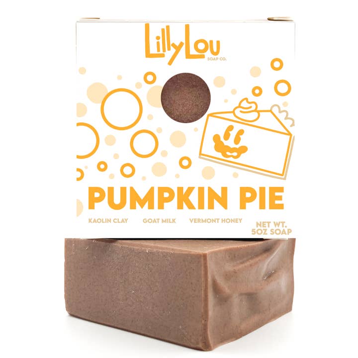 Lilly Lou Soap Co. - Wholesale Bar Soap - Pumpkin Pie Soap | Autumn Soap | Halloween Soap | Goat Milk