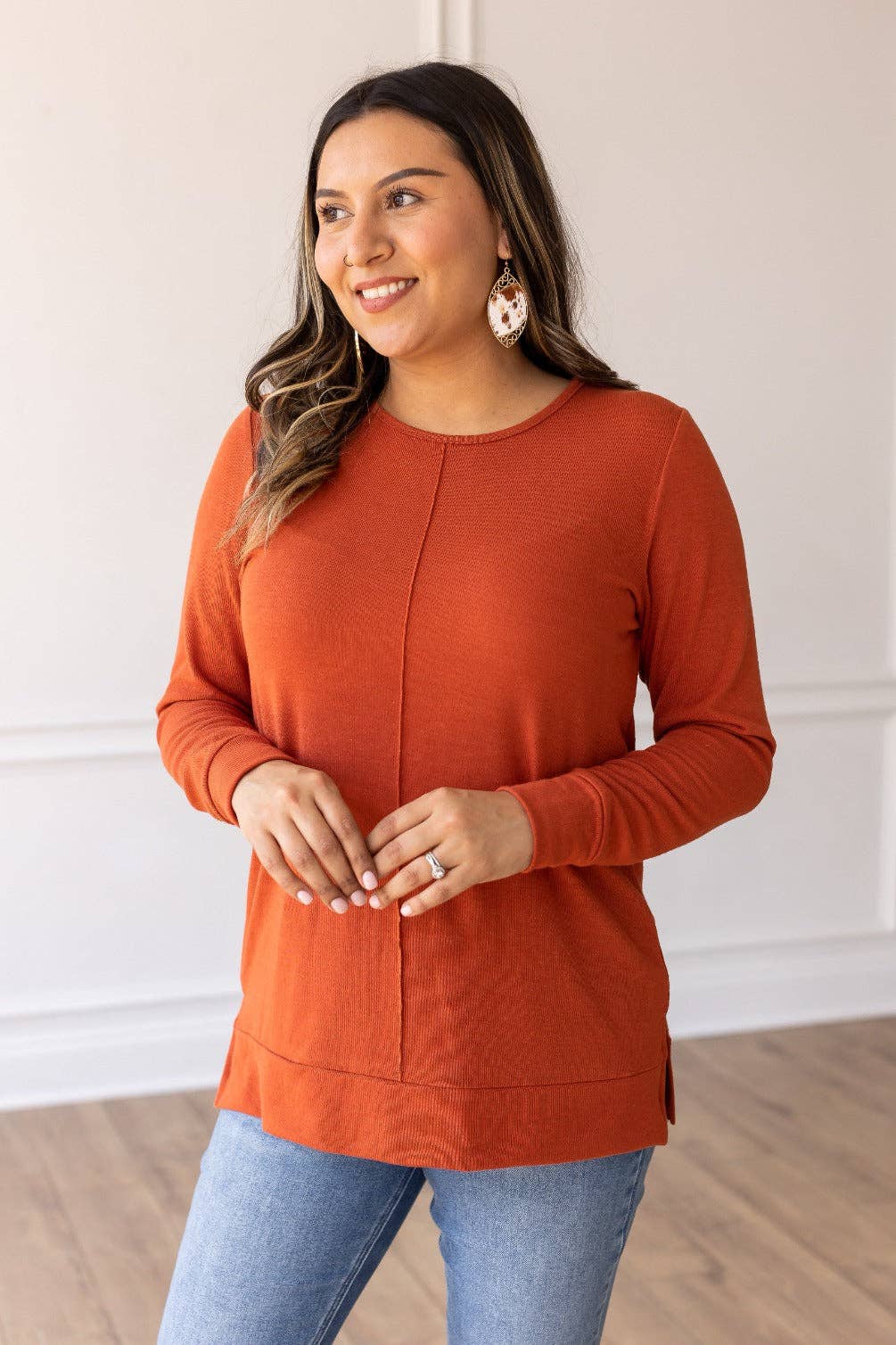 Be My Muse Tunic, Rust for wholesale on Faire1