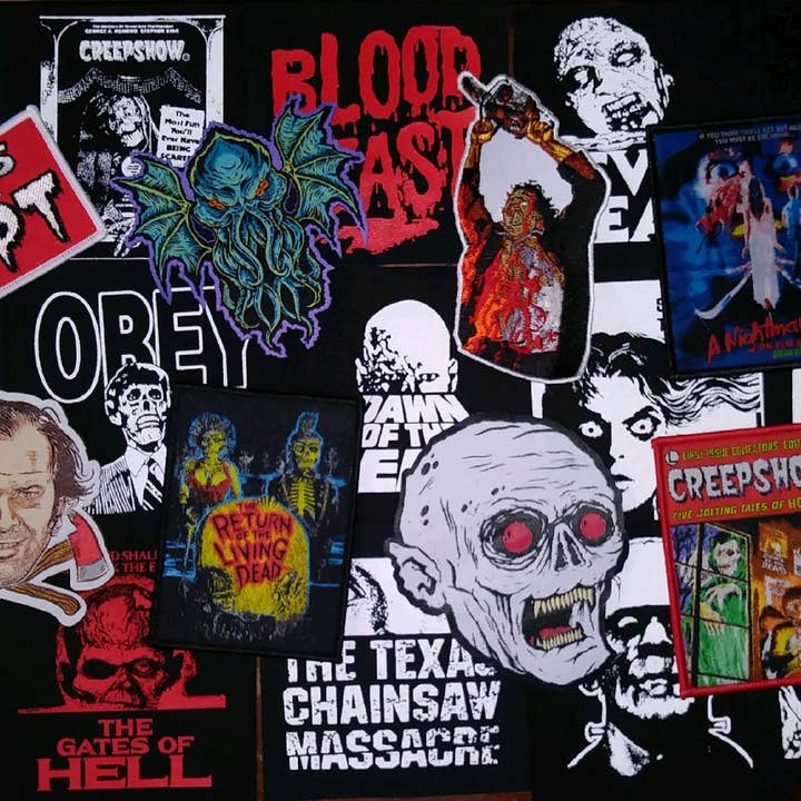 GOBLINHAUS - Wholesale Patch - 25 Random PATCHES - Horror, Monsters, Halloween