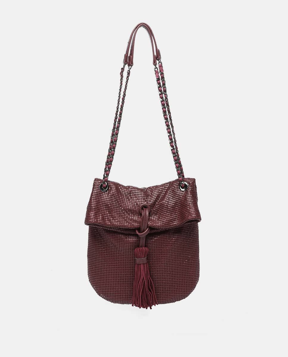 Abbacino - Wholesale Shoulder Bag - Women's - Half Moon Party Bag in Metal Mesh4