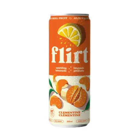 Flirt Sprankelende Clementine Limonade - 12 x 355ml voor wholesale door Echo Sales Canada