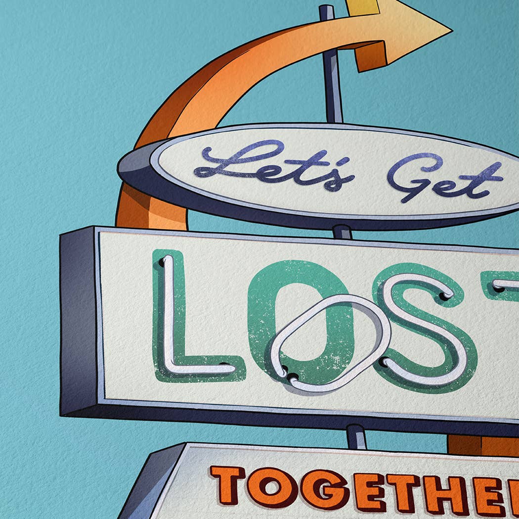 Useless Treasures - Wholesale Art Print - Lost  | Fine Art Print1