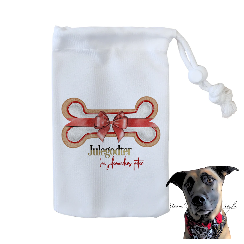 Storms Style - Vente Sac à friandises – chien - Sac cadeau pour friandises de Noël pour animaux3