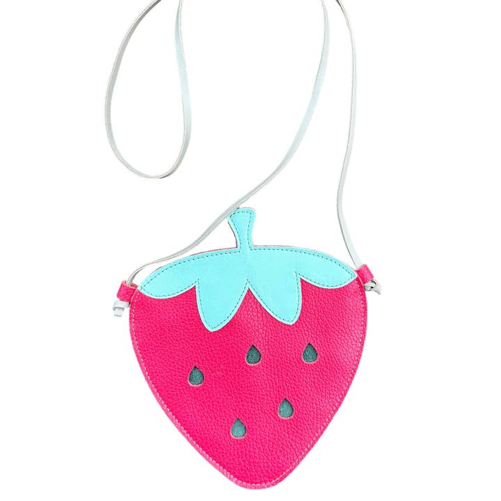 Strawberry Leather Bag for wholesale by ILLYTRILLY