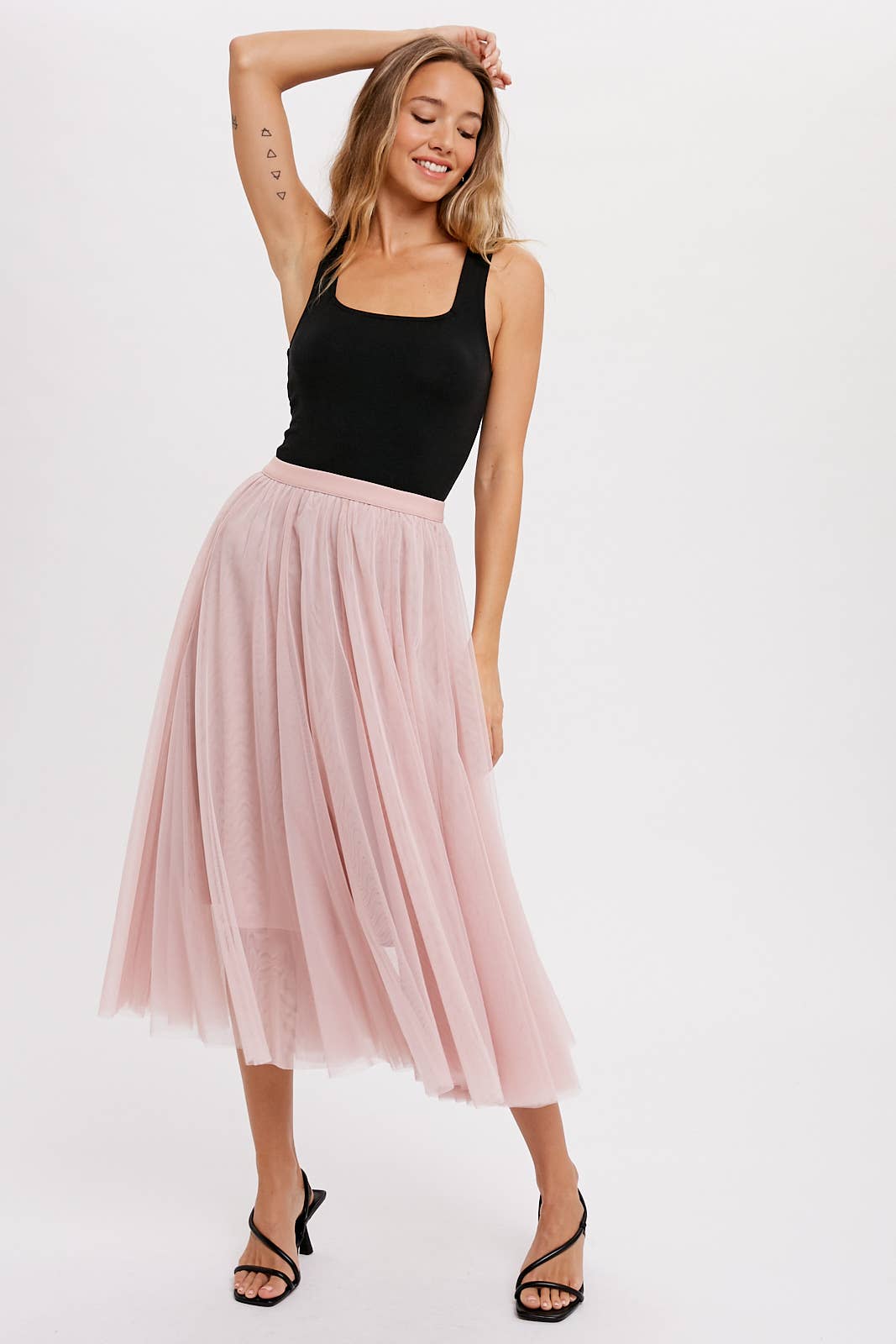 Bluivy - Wholesale Skirt - Women's - TULLE MIDI SKIRT71