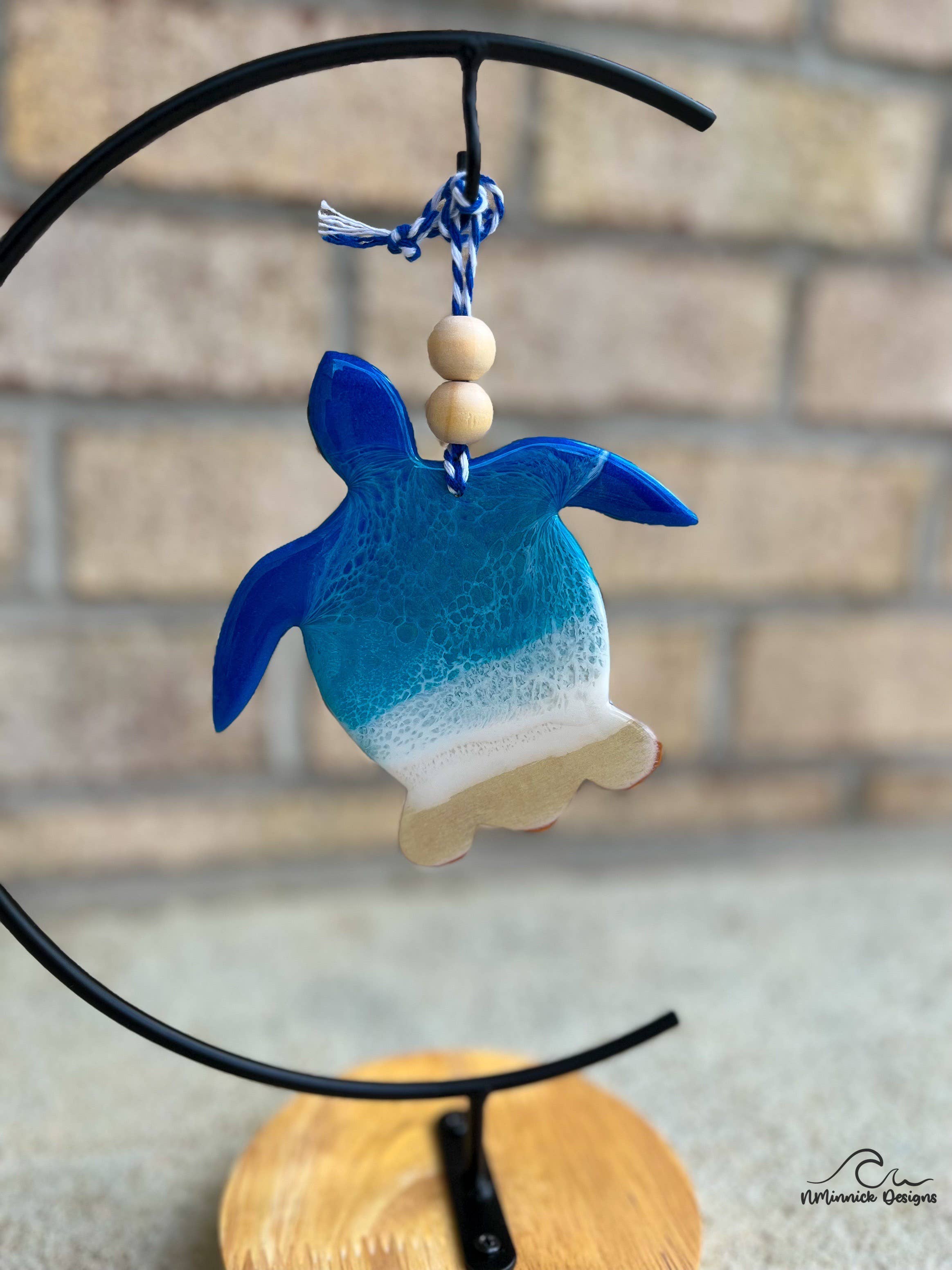 NMinnick Designs - Wholesale Ornament - Sea Turtle Ocean Resin Ornament