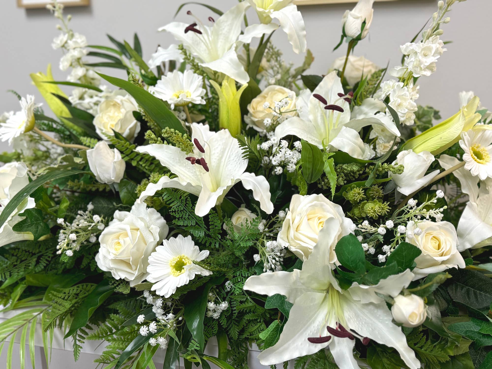 Angel Isabella – Großhandel Kunstpflanzen – Realistisch & Ultra-Weich-Touch-21 Blätter-Künstlicher Farnbusch8