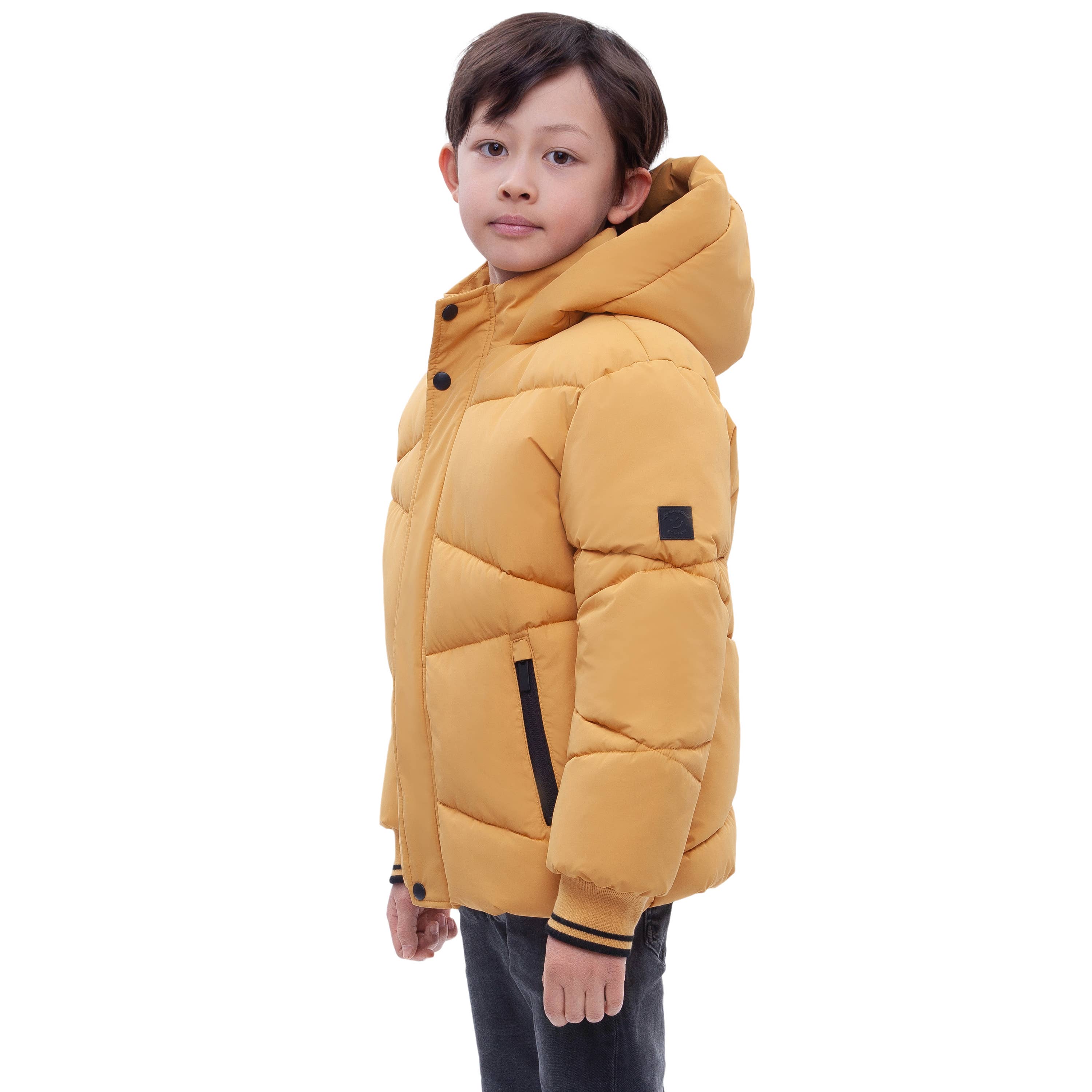 Rokka & Rolla - Wholesale Puffer Jacket - Kids - Boys' Grid Winter Coat Kids' Fleece Lined Jacket27