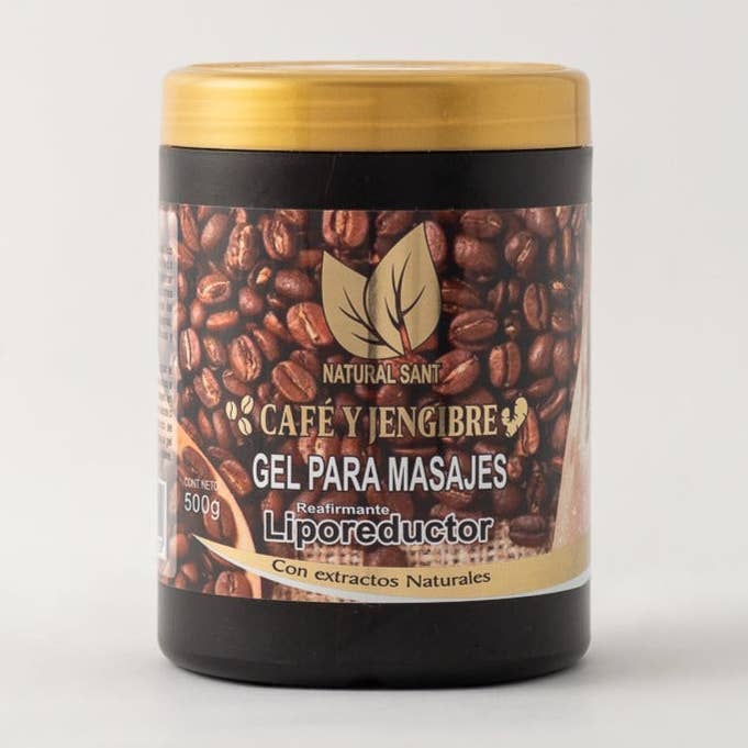 Natural Sant – Großhandel Körperpflegecreme/Bodylotion – Lipo Gel Fatburner Kaffee und Ingwer 17,6 Unzen0