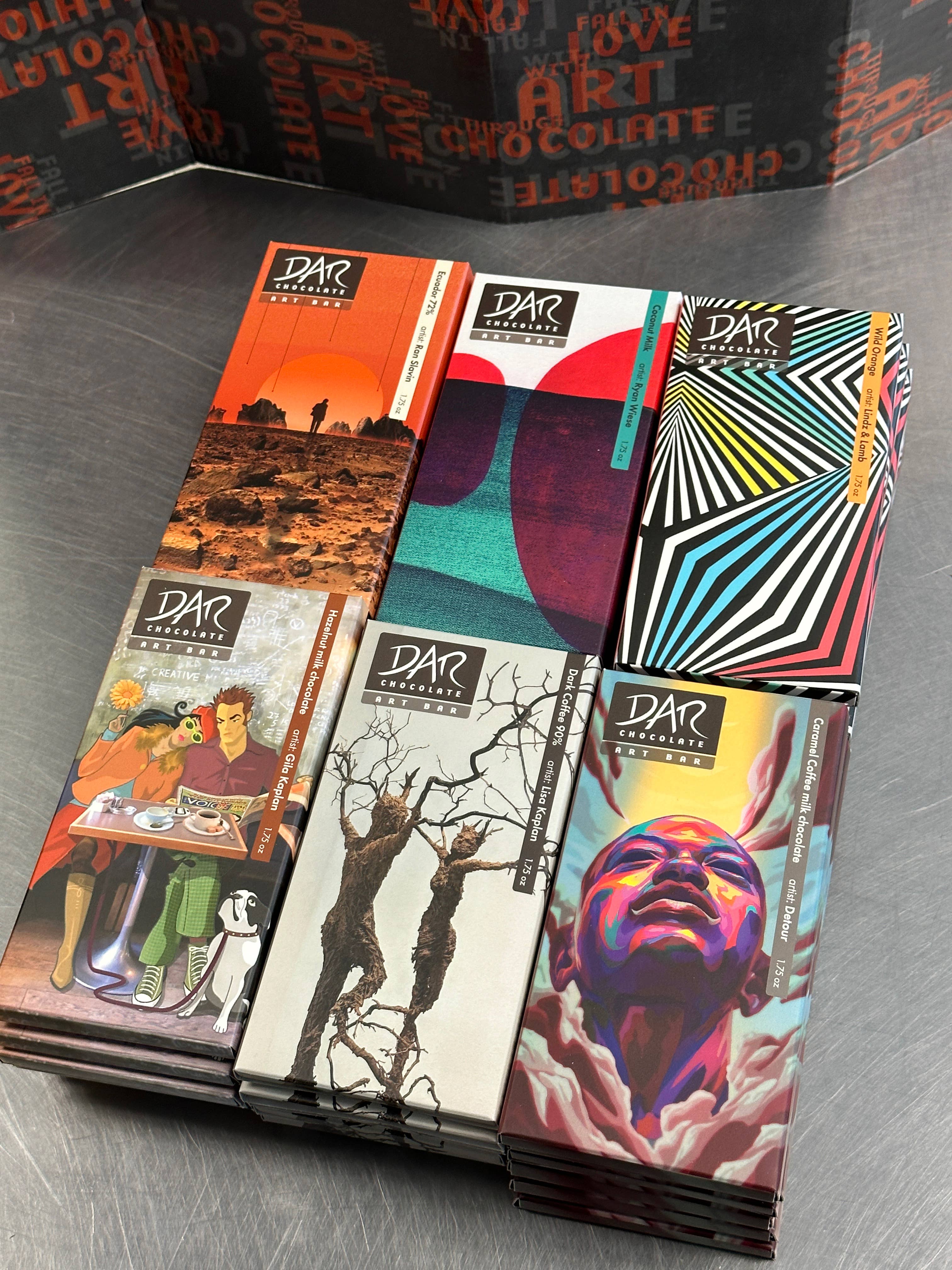 Dar Chocolate - Wholesale Chocolate Bar - Art Bar: Coconut Milk 68% Dark Chocolate Bar Vegan8