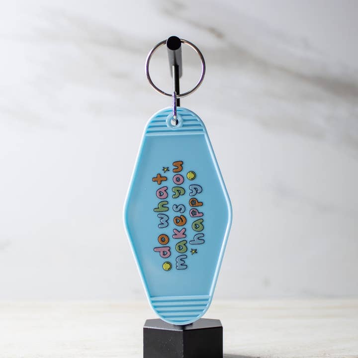 Do What Makes You Happy Keychain for wholesale by Aura State