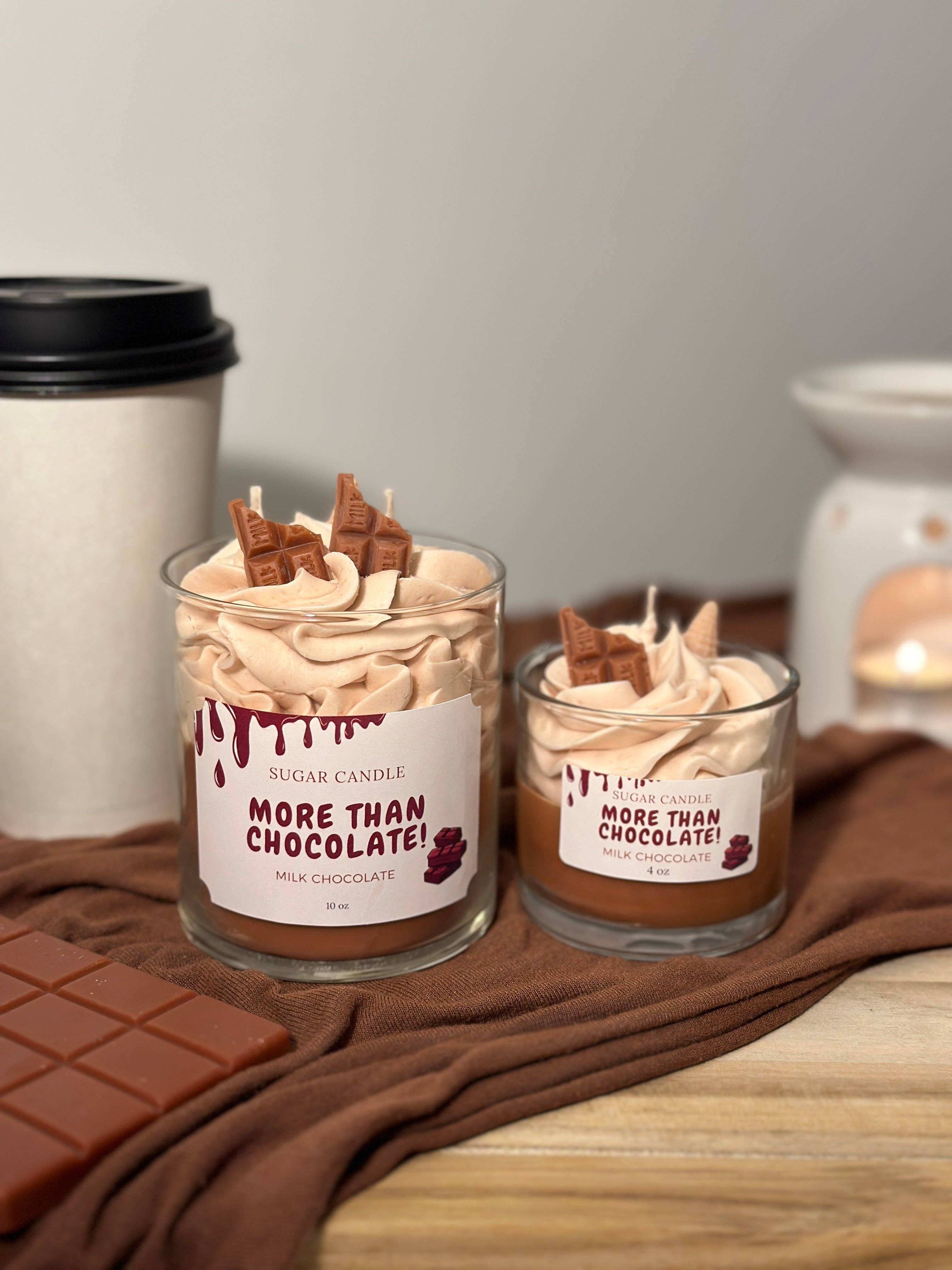 Sugar Candle - Wholesale Jar/Filled Candle - Whipped Cream Milk Chocolate Candle – Dessert Candle & Gift for Any Occasion3