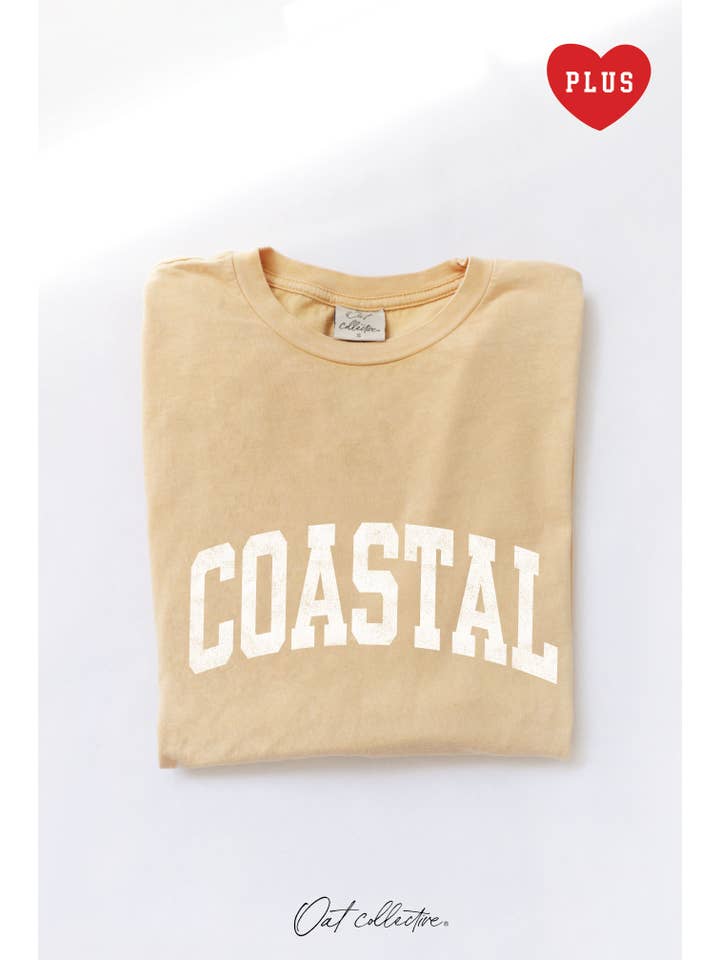 OAT COLLECTIVE - Wholesale Screen printed t-shirt – Women′s - COASTAL Plus Mineral Graphic Top16