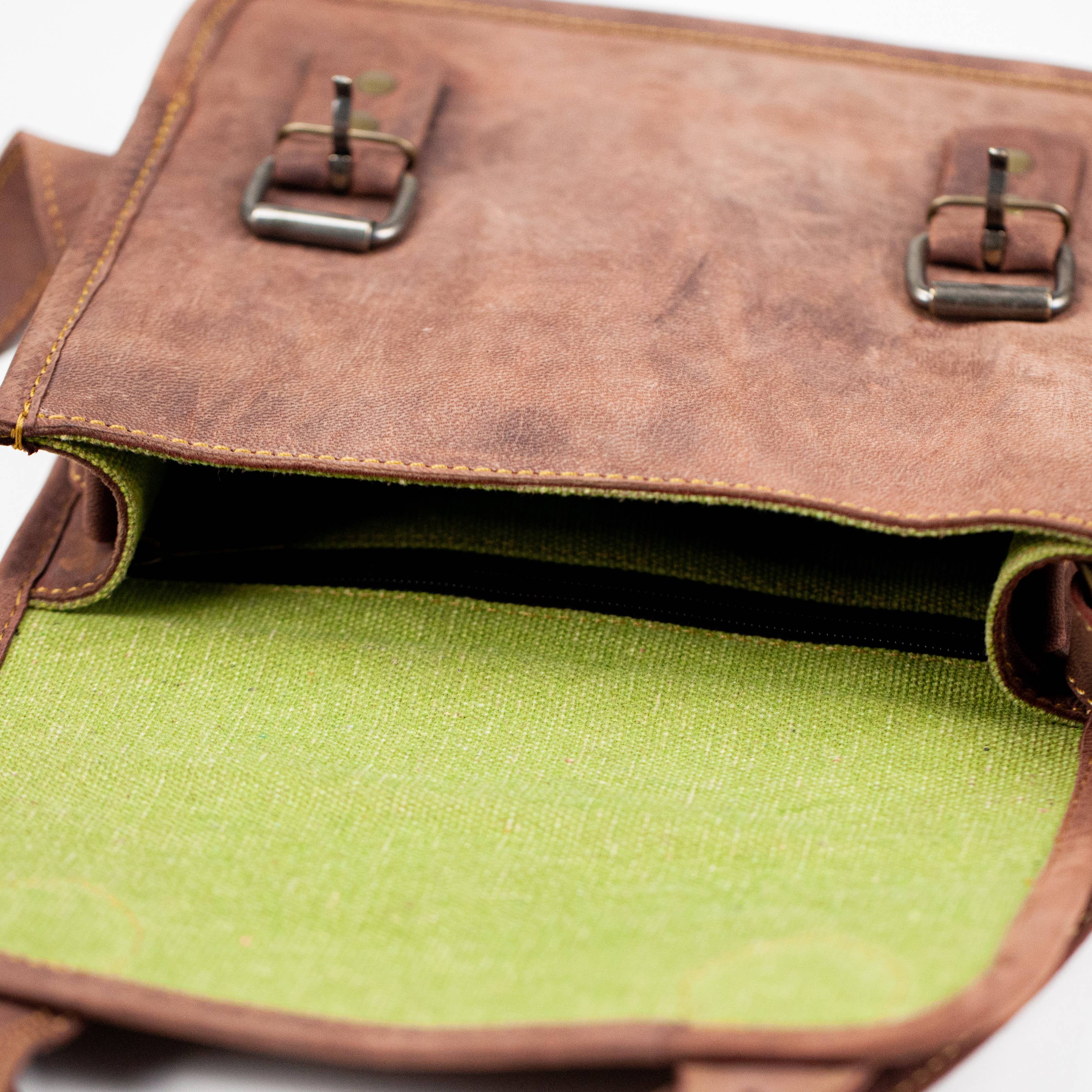 Le Papillon - Wholesale Crossbody Bag - Women's - Cavalier Crossbody Two Bucles Dark Brown2