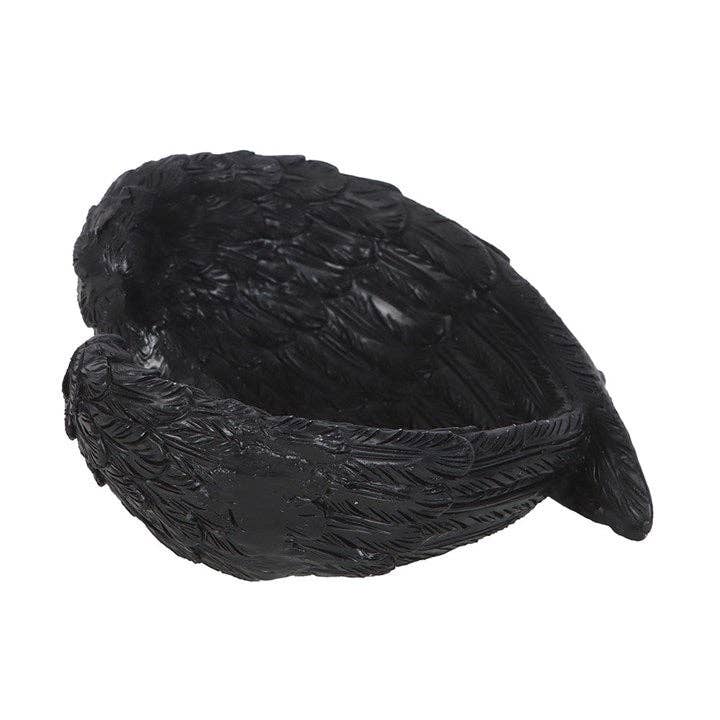 Something Different Wholesale - Wholesale Jewelry Dish - Gothic Raven Wings Halloween Trinket Dish3
