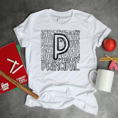 Principal Typography DTF Heat Transfer for wholesale by Trendy Transfers