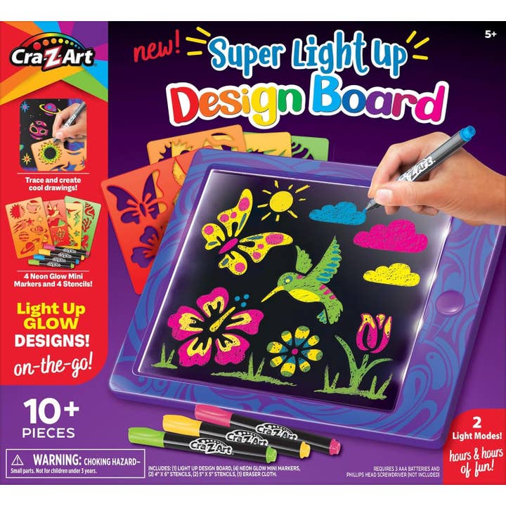 CRA-Z-Art Super Light Up Doodle Board for Kids for wholesale by Empire Discount