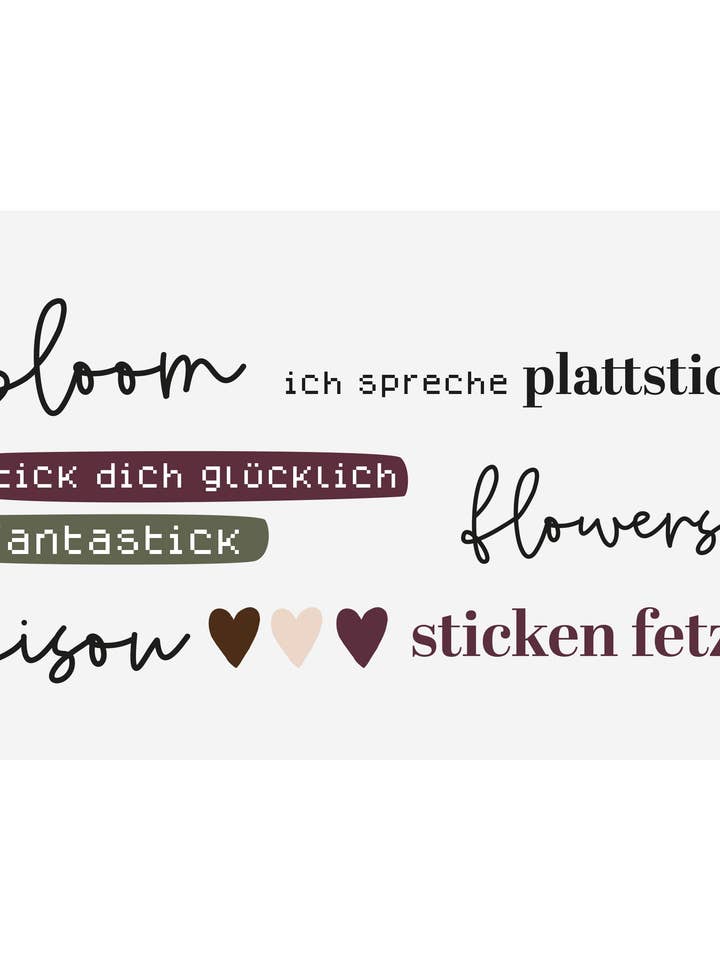 Iron-on Patch - Embroidery Edition for wholesale by Paul und Clara