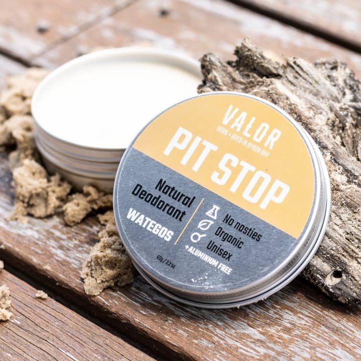 Pit Stop Deodorant (Wategos) för wholesale av Valor Organics
