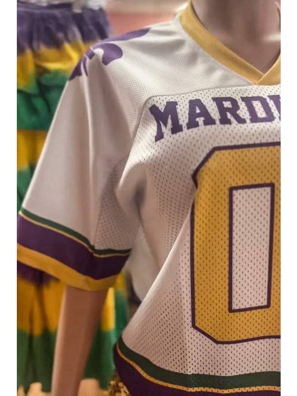 Queen Fashion - Wholesale T-Shirt - Women's - Number Print Football Outfit color block Party Jersey4