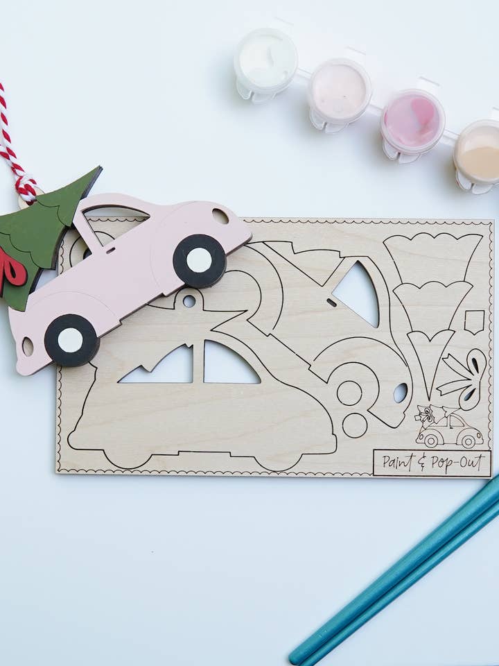 Kit de peinture DIY pour ornement de voiture de Noël | Noël | Activité pour la vente par Retro Ranch Creations Wholesale