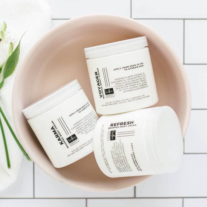 25 Jars Body Butter 2.0 - White Label Ready - 8 oz Full Size for wholesale by Butter Depot