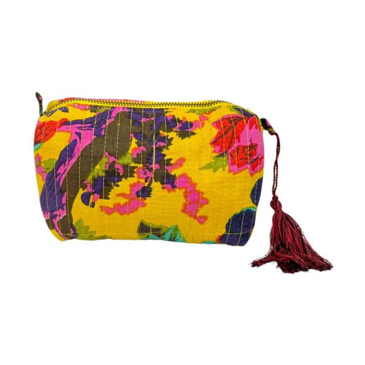 Eksklusiv bomuld kompakt polstret toilettaske til kvinder for engroshandel hos Chenson & Gorett