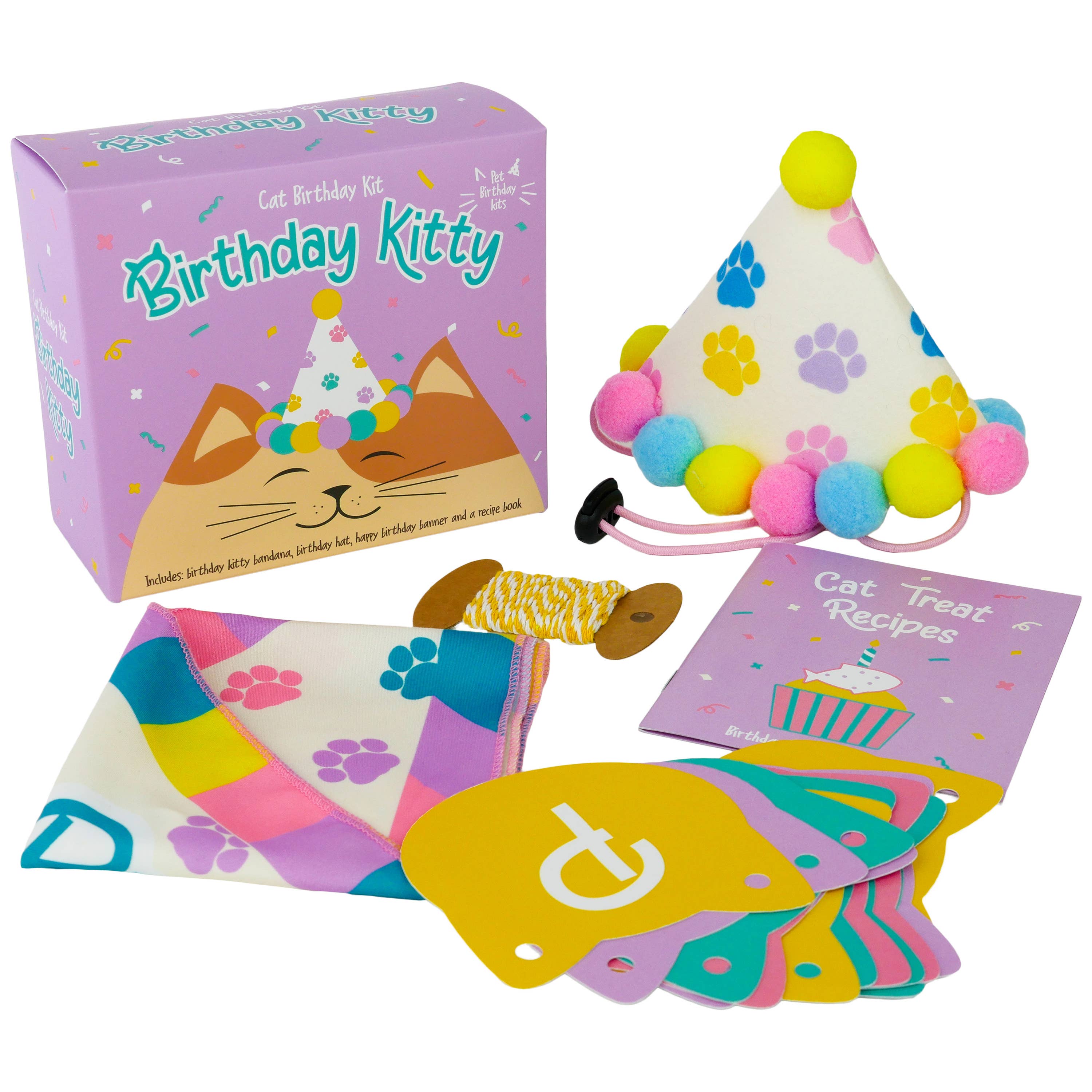 Gift Republic – wholesale Pet toy – Cat – Birthday Kitty - Cat Birthday Kit3