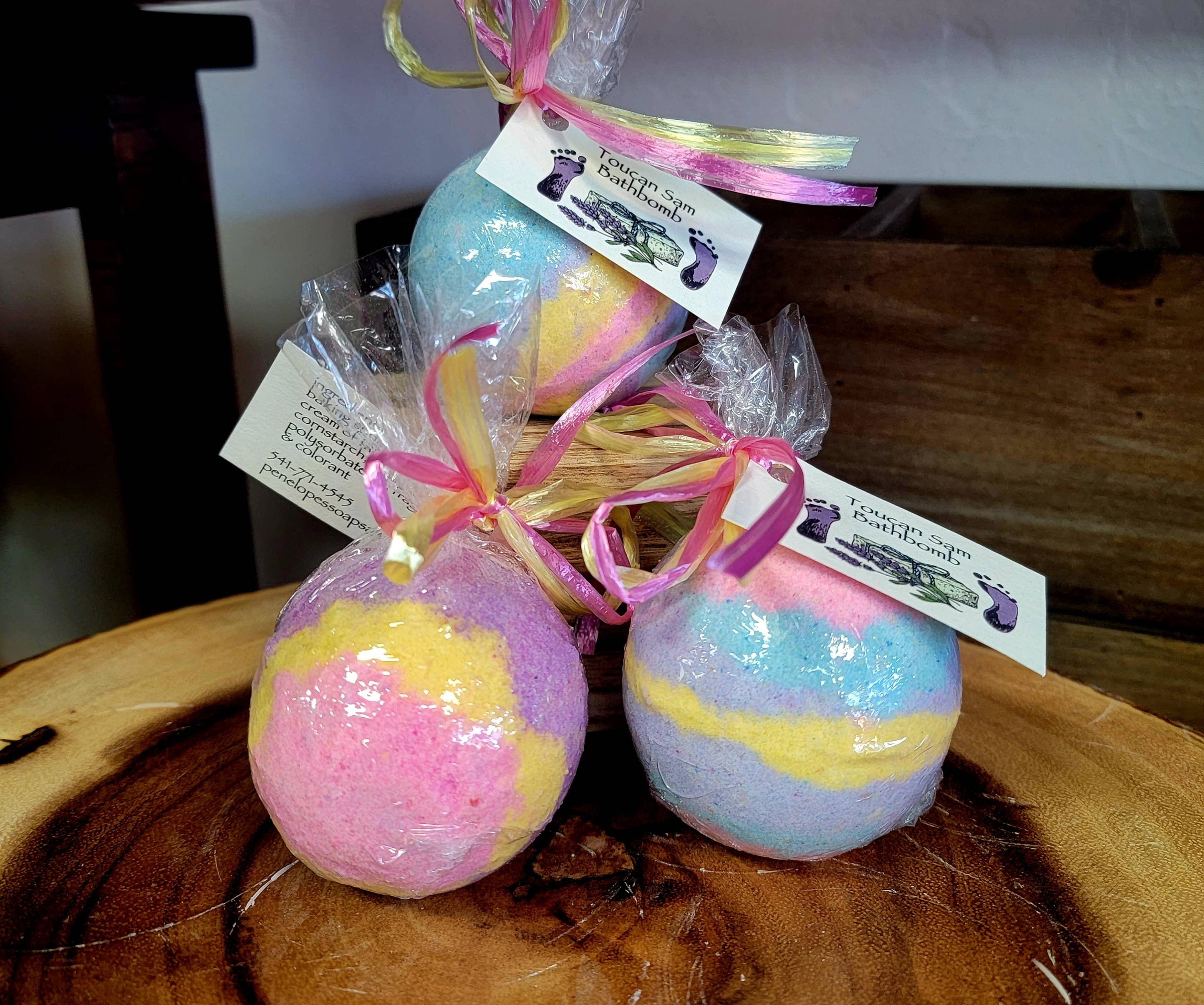 Penelope's Soaps & Such – Großhandel Badebombe/-sprudeltabletten – Badebombe, Tucan Sam2