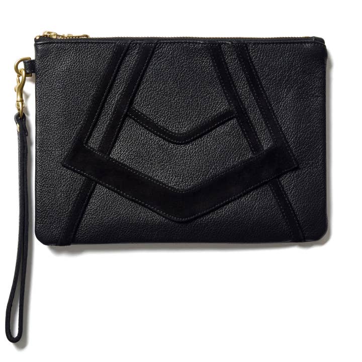 Symmetrize Black Clutch for wholesale by ELLKA