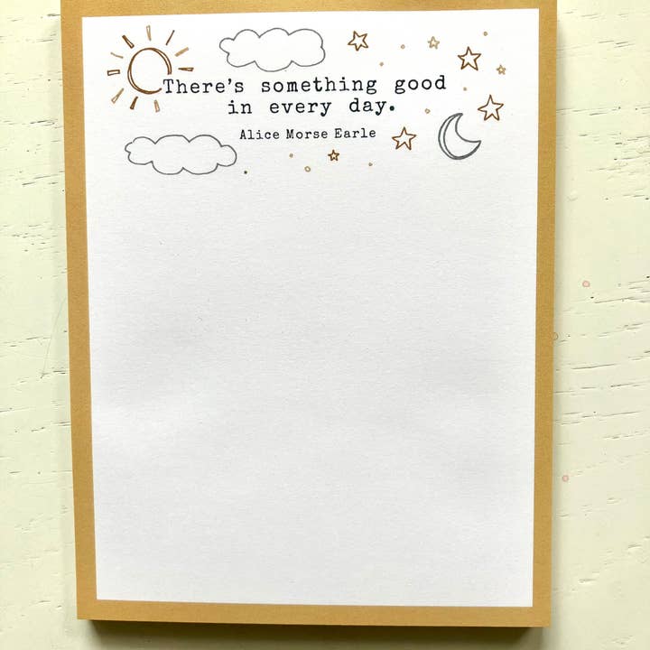 Alice Morse Earle Alltags-Notizblock für den Großhandel von She Said It.