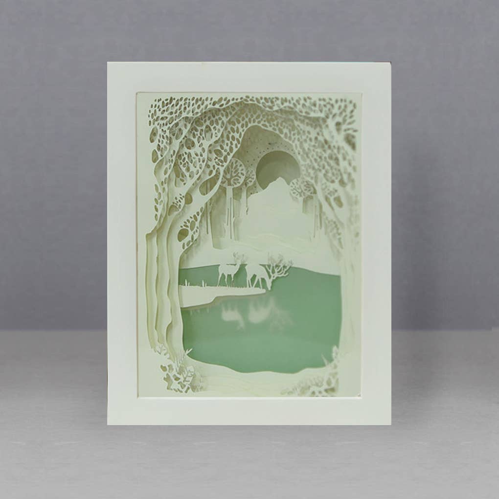 Amaranta Designs - Vente Veilleuse - Enfant et bébé - Lumière Nocturne du Lac Deer1