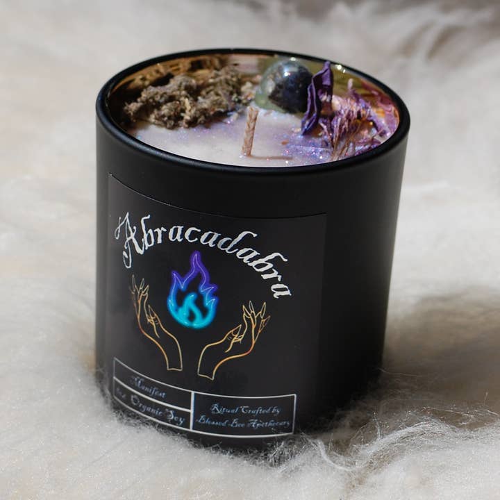 Abracadabra - Bougie Magique en Bocal pour la vente par Blessed Bee Apothecary
